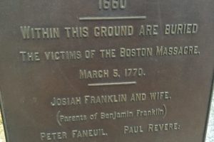 Boston: Granary Burying Ground