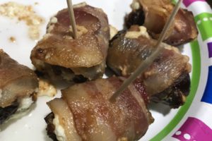 Bacon, Dates, and Goat Cheese