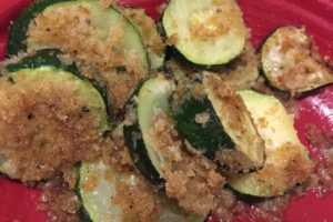 Zucchini with Bread Crumbs